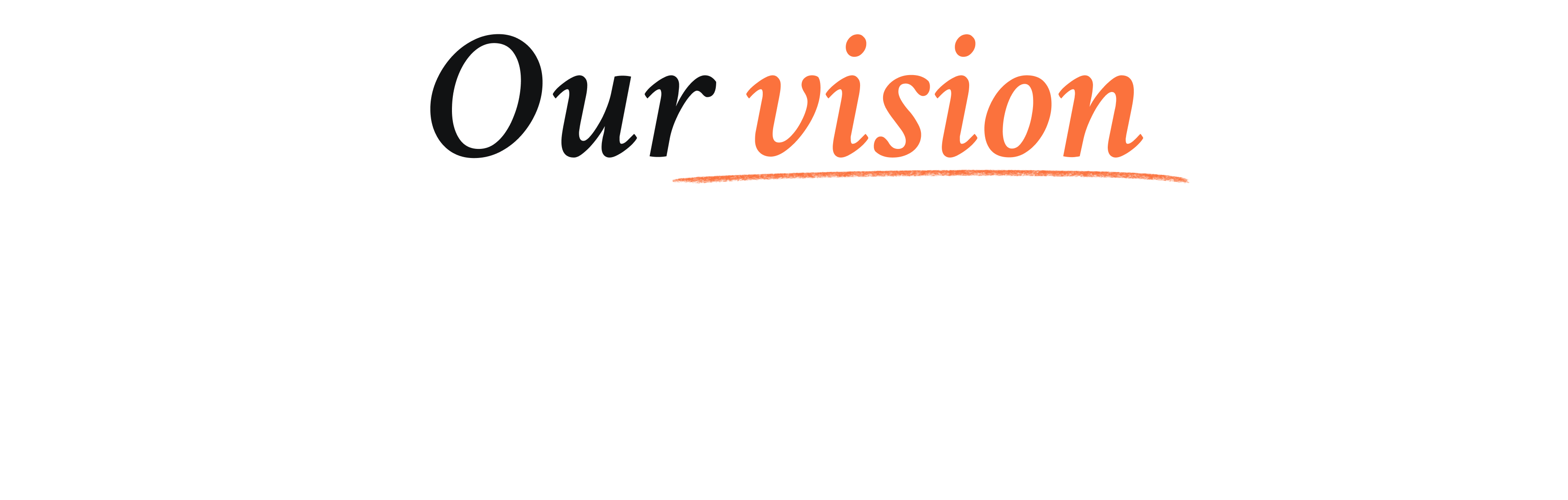 Our Vision